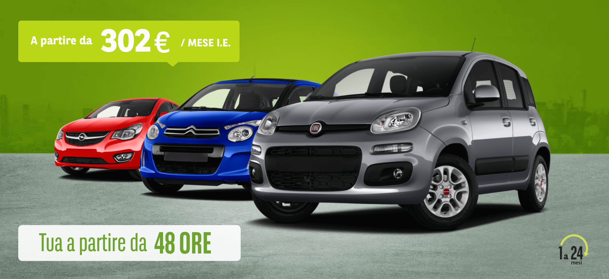 Noleggio Auto Mensile e a Medio Termine Arval